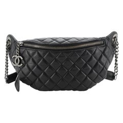 Banane Waist Bag Quilted Leather