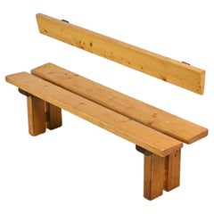 Banc Nova  by Charlotte Perriand, Les Arcs circa 1975