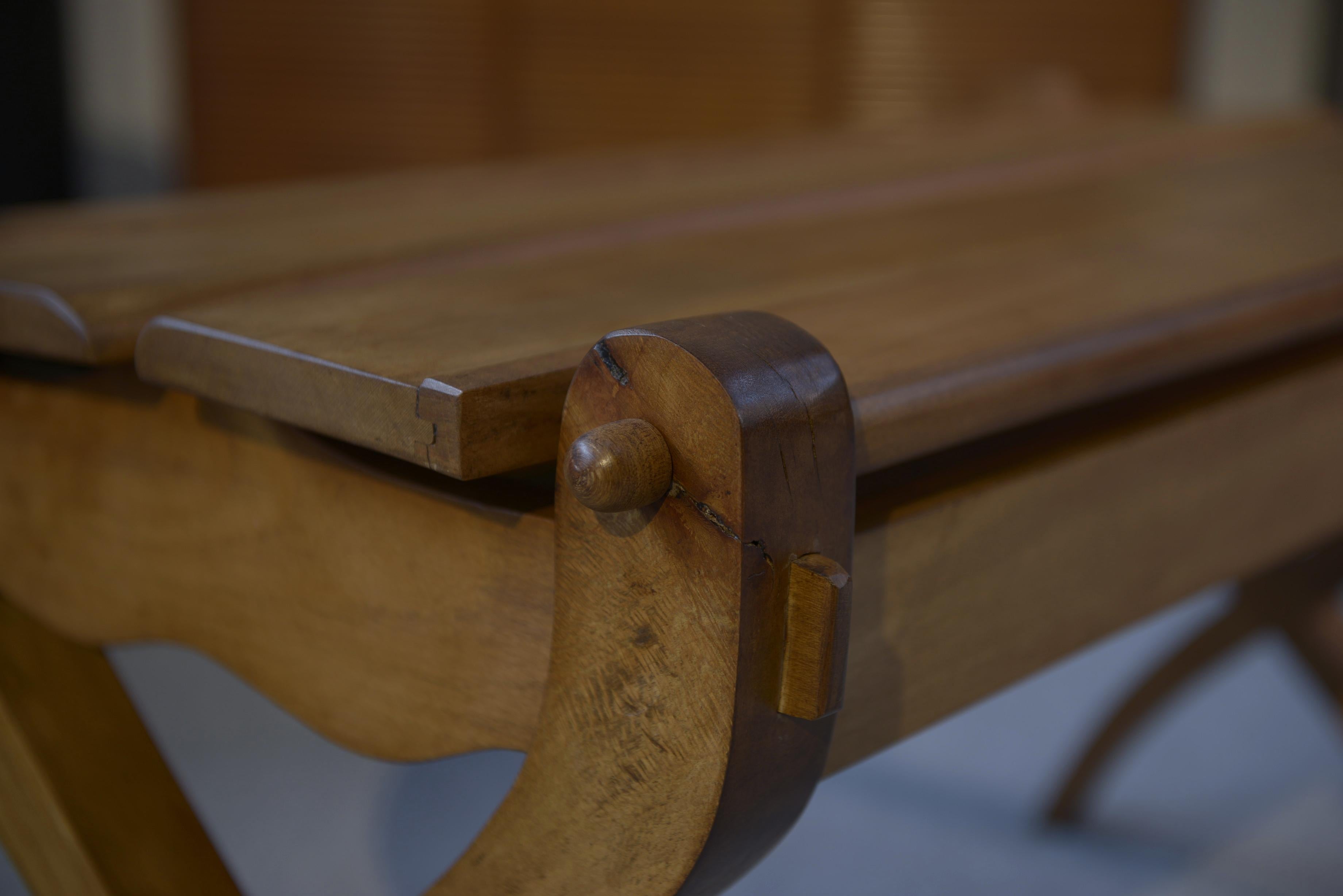 Banc Table travailleuse VOTRE Maison par Guillerme et Chambron 1950's in vendita 6