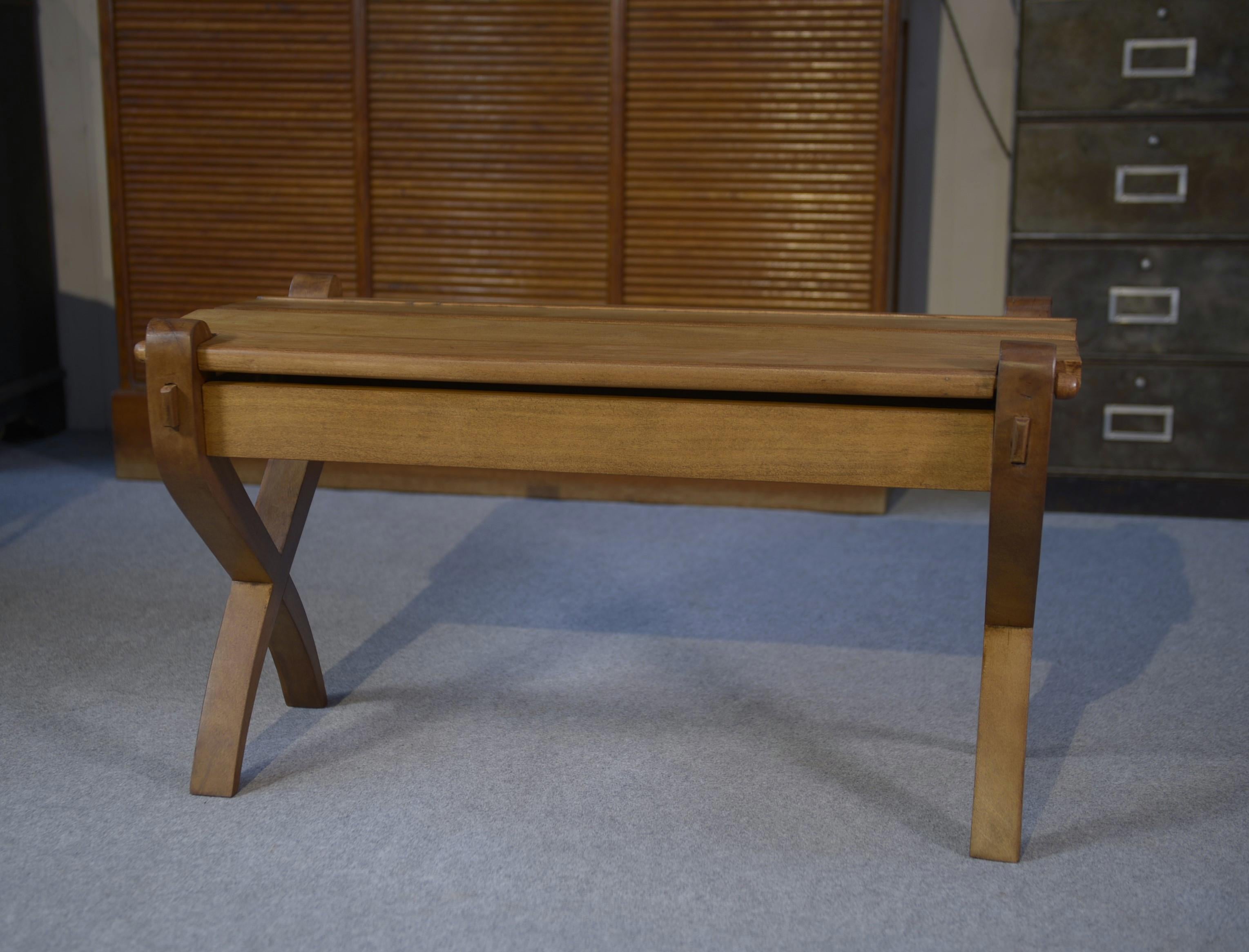Mid-Century moderno Banc Table travailleuse VOTRE Maison par Guillerme et Chambron 1950's in vendita