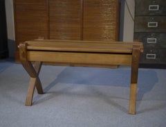 Banc Table travailleuse VOTRE Maison par Guillerme et Chambron 1950's