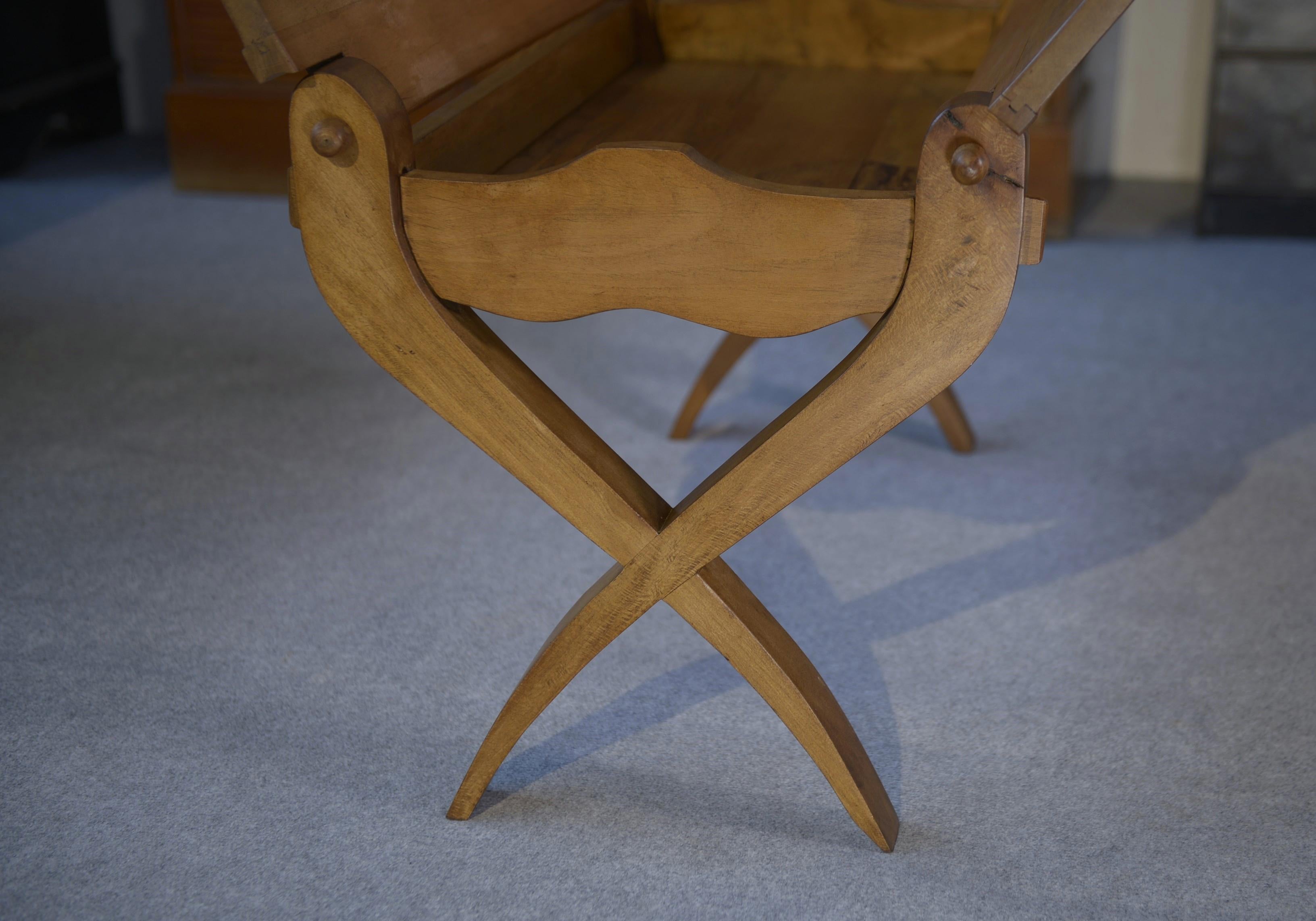 Metà XX secolo Banc Table travailleuse VOTRE Maison par Guillerme et Chambron 1950's in vendita