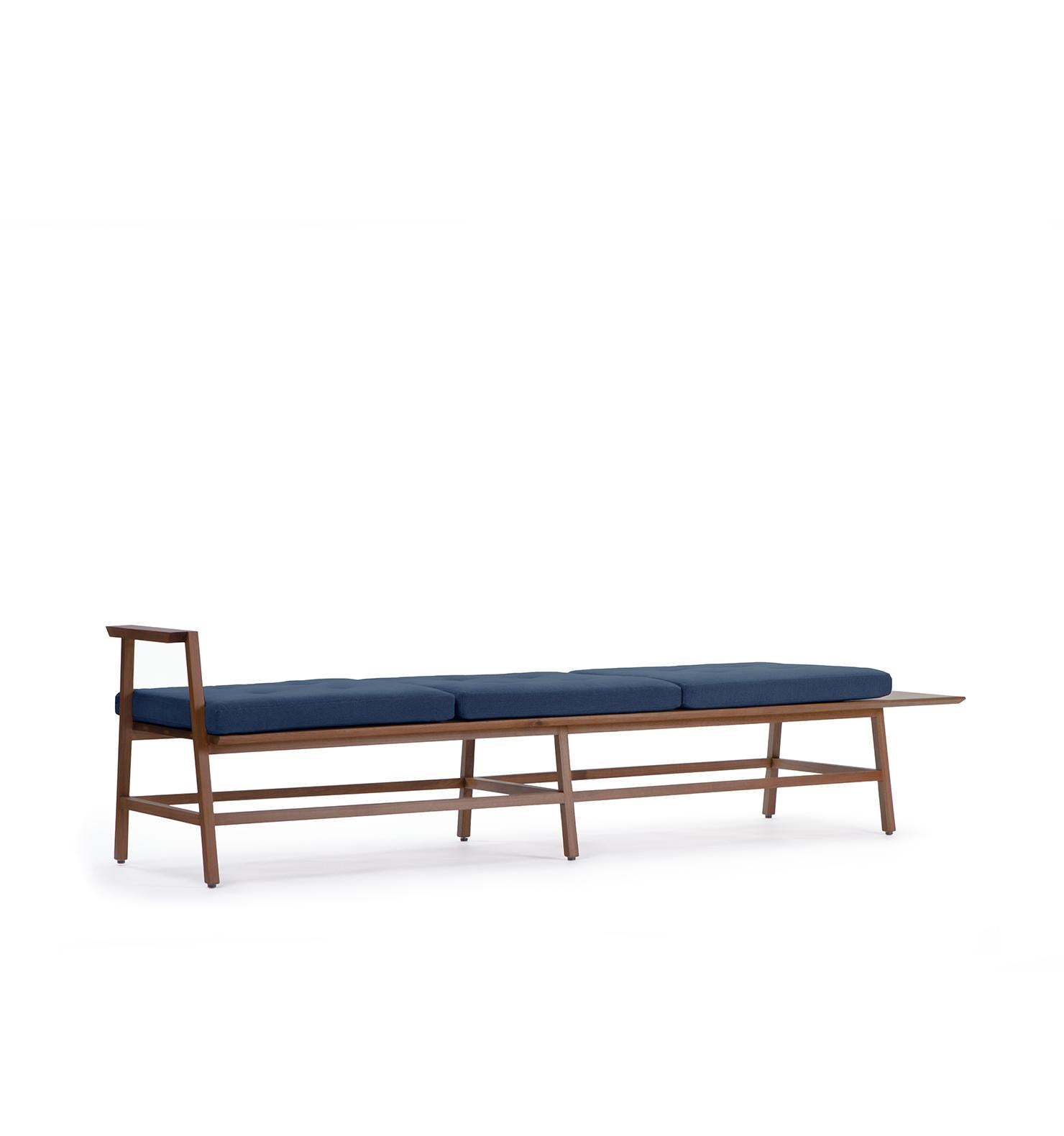 Banca Dedo, Mexican Contemporary 3-Seat Bench by Emiliano Molina for Cuchara For Sale 2