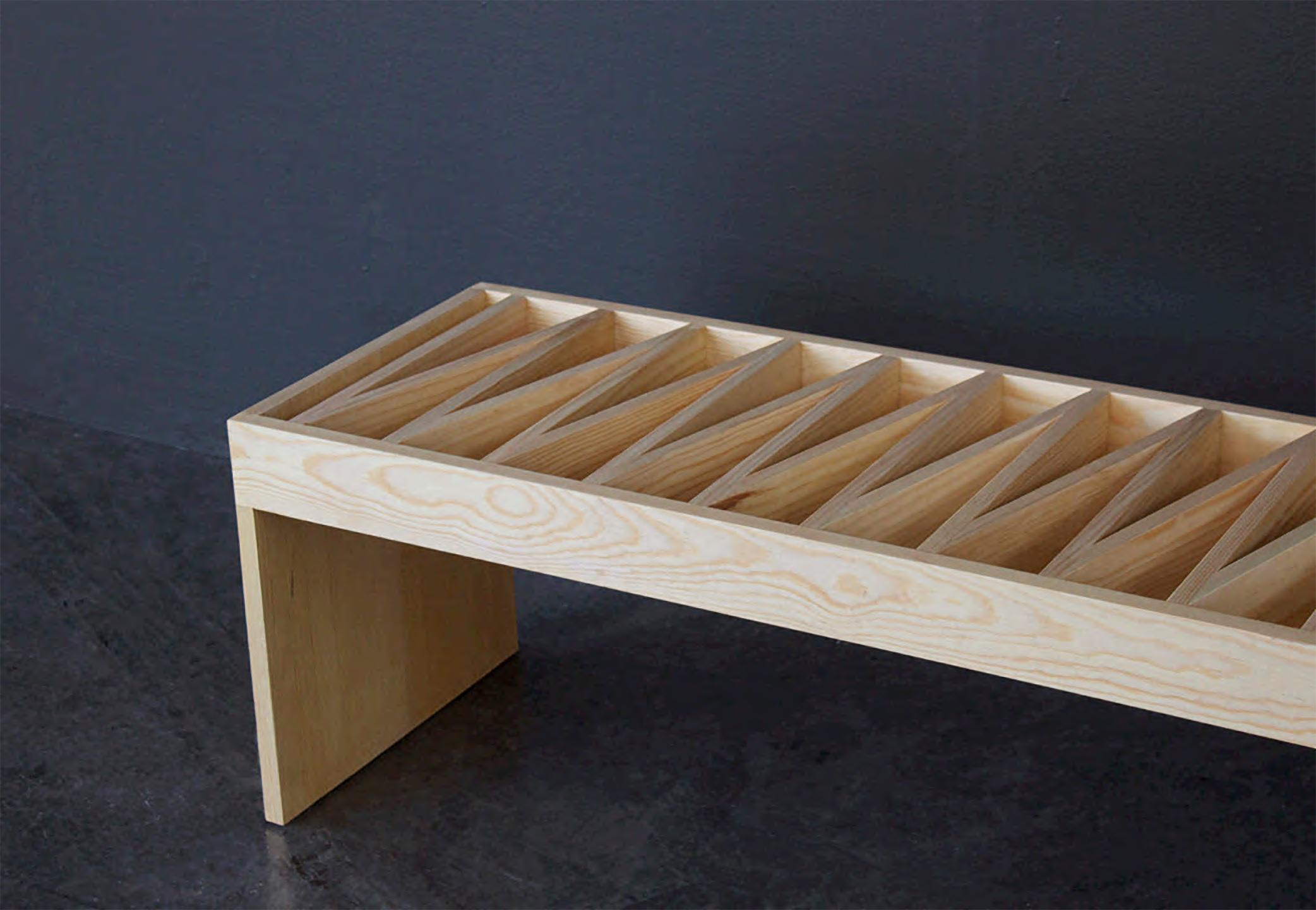 Banca Mia Bench by Maria Beckmann, Represented by Tuleste Factory In New Condition In New York, NY
