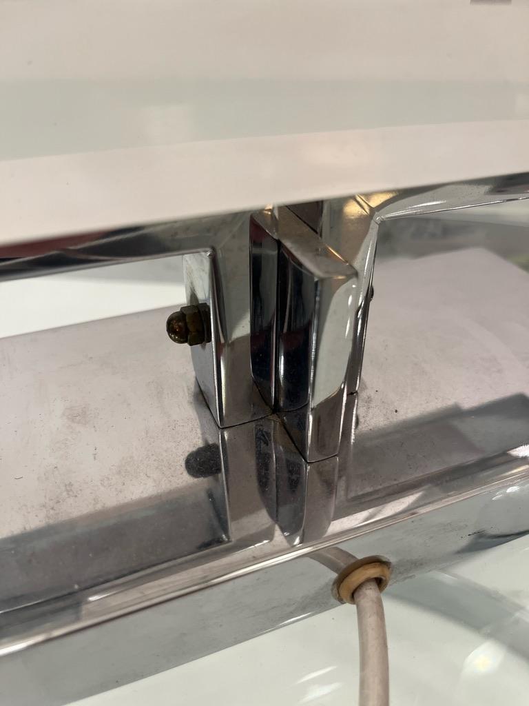 Lampe de table en chrome et acrylique de Banci, Italie, vers les années 1970 en vente 5