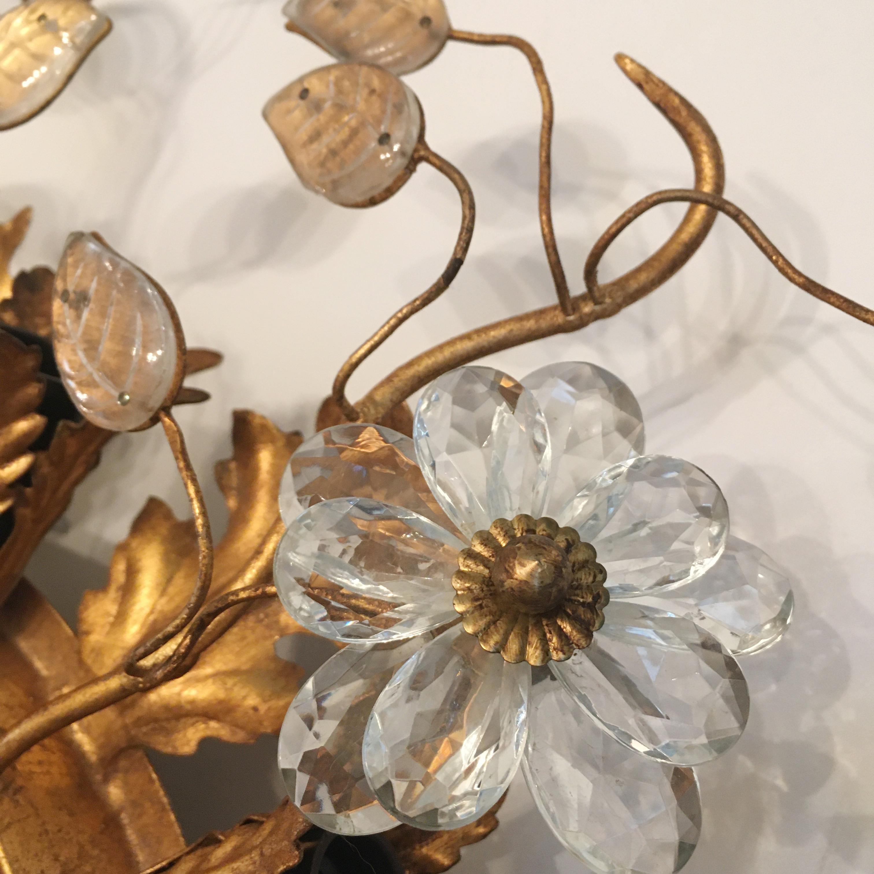 Banci Firenze Florentine Ceiling Light with Murano Flowers 2