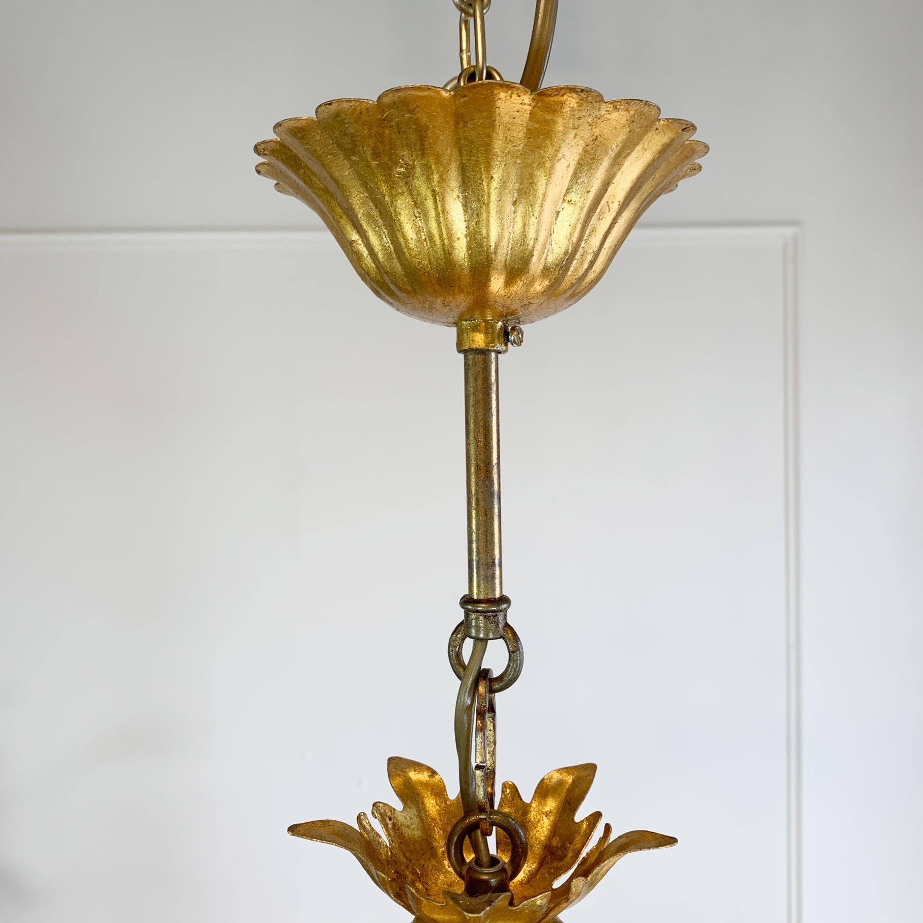 Banci Firenze Gold Globe Triple Pendant Light For Sale 2