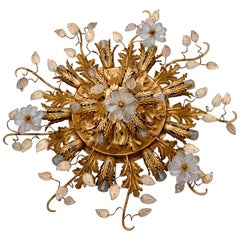 Banci Firenze Italian Florentine Flush Ceiling Light