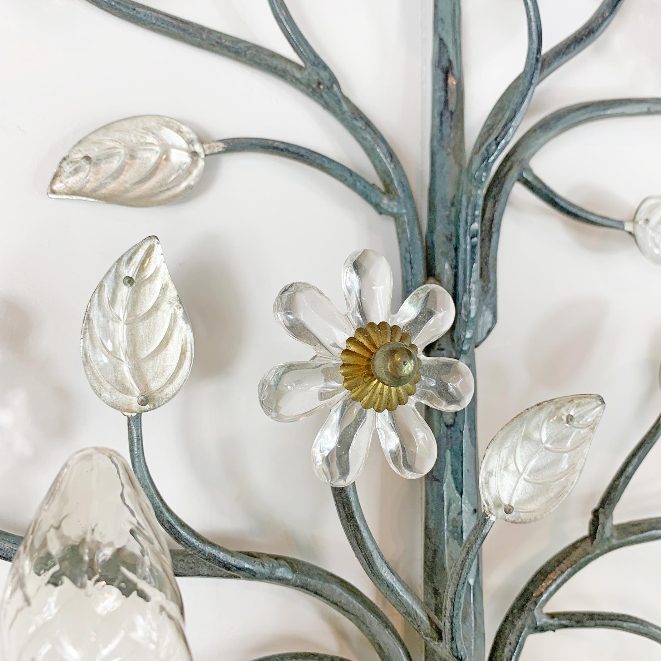 flower wall sconces