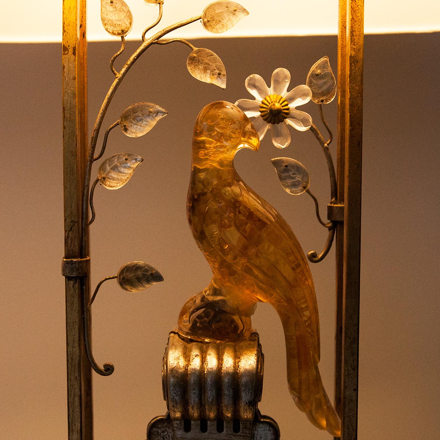 Lampada da tavolo floreale Banci Italia 1960s in vendita 3