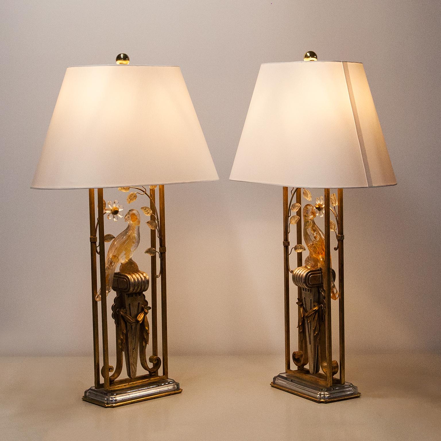 Banci Floral Table Lamp Italy 1960s For Sale 1
