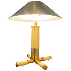 Lampada da tavolo Giovanni Banci Giovanni in ottone e avorio, Firenze 1970