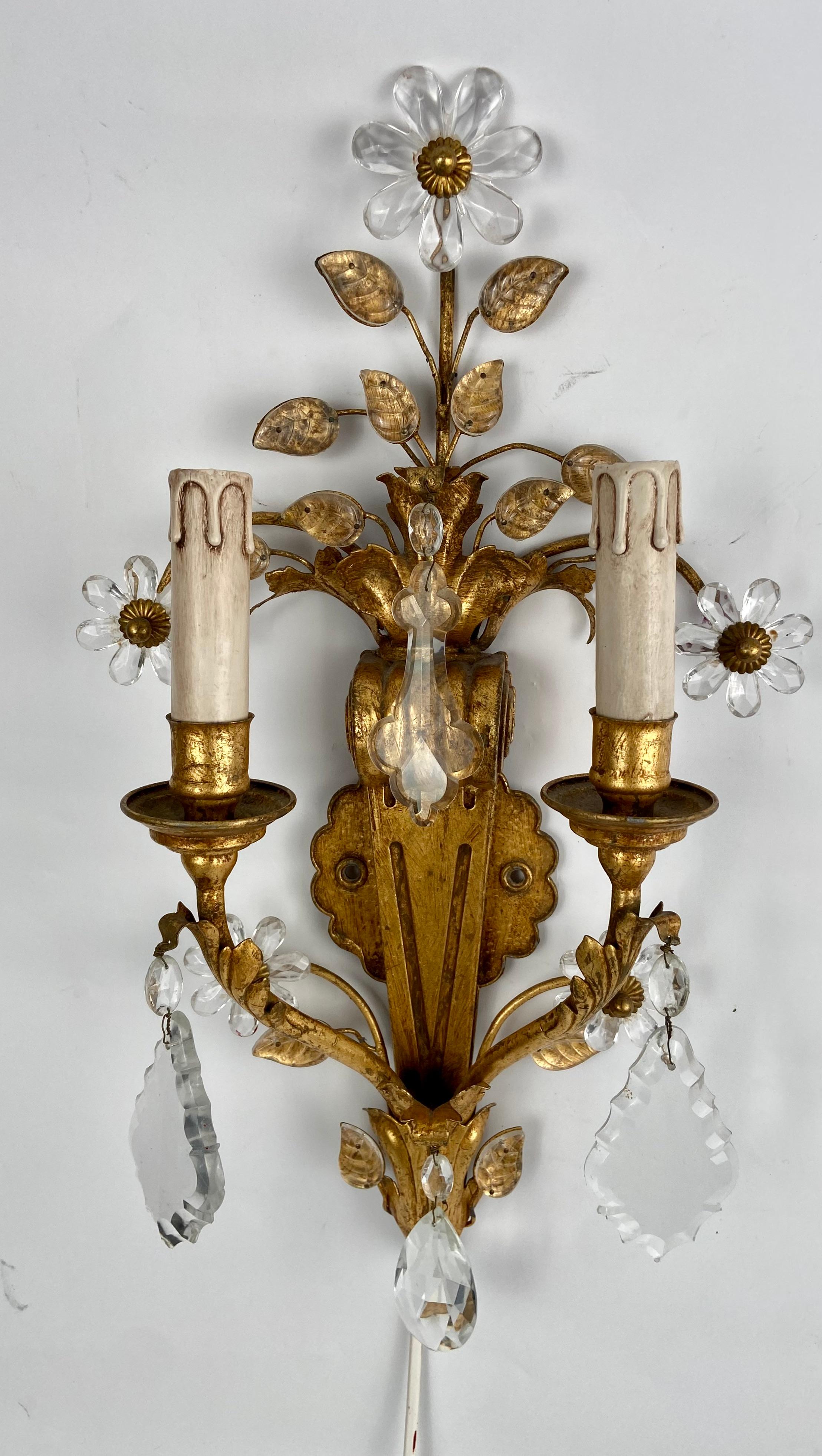 Banci wall lamp, gilt and silvered For Sale 2