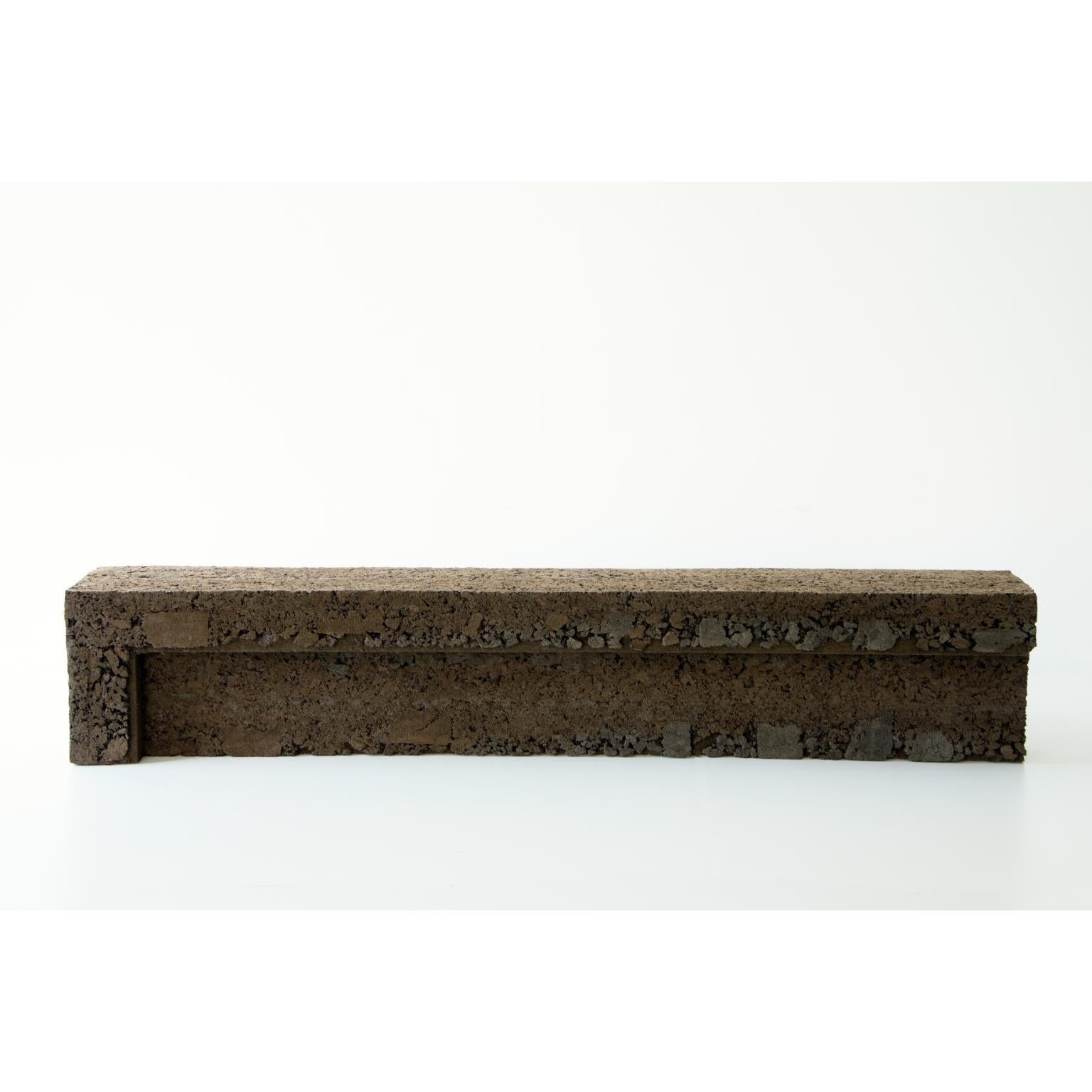 Banco Totora Bench by Domingos Tótora Estúdio
Dimensions: W 34 x D 233 x H 45 cm
Materials: Recycled cardboard.

Domingos Tótora born and raised in Maria da Fé, a city in the mountainous region of Minas Gerais, Brazil, the artist chose recycled