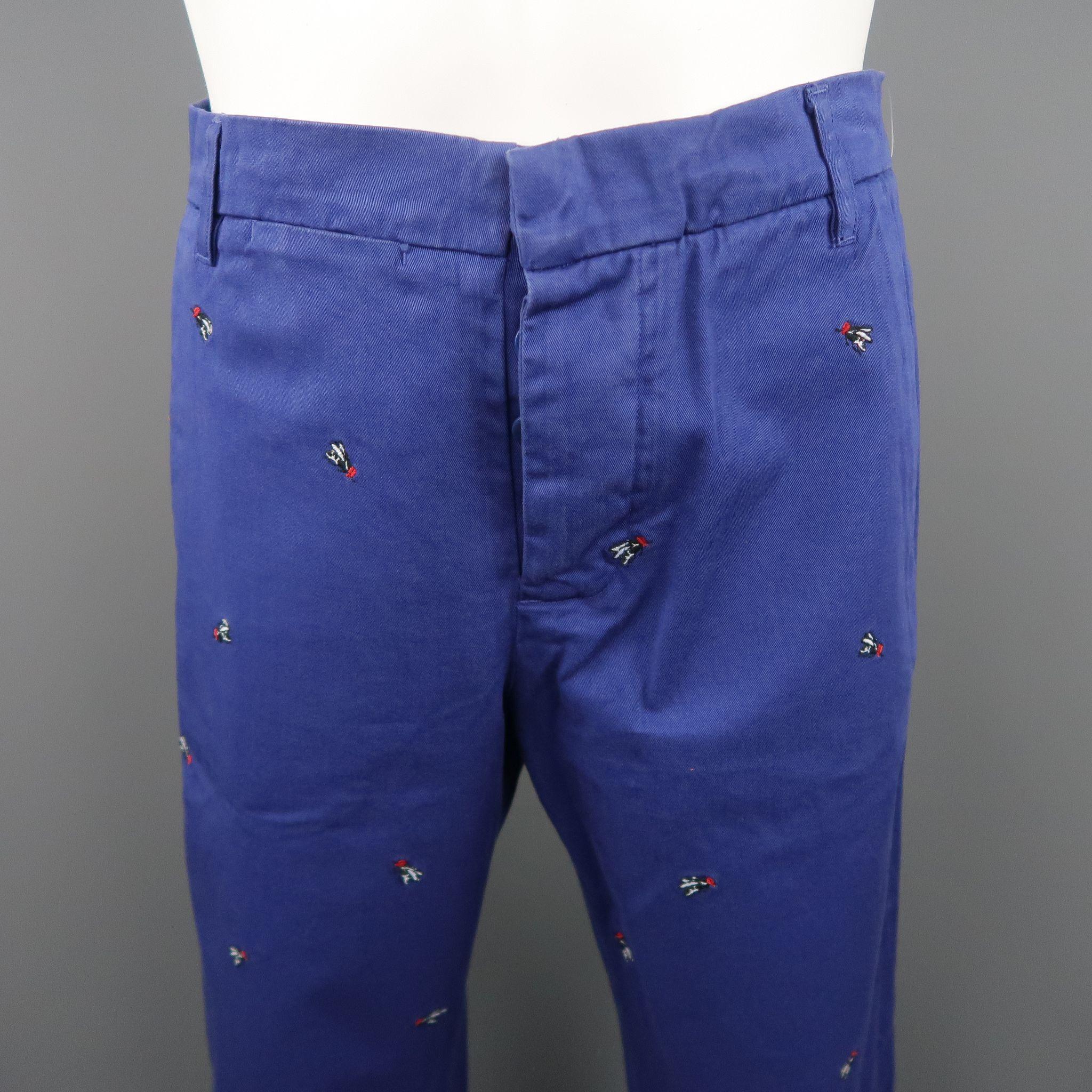 BAND OF OUTSIDERS Casual Pants comes in a navy tone in a 