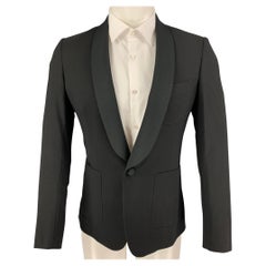 BAND OF OUTSIDERS Size 36 Black Wool Shawl Collar Sport Coat