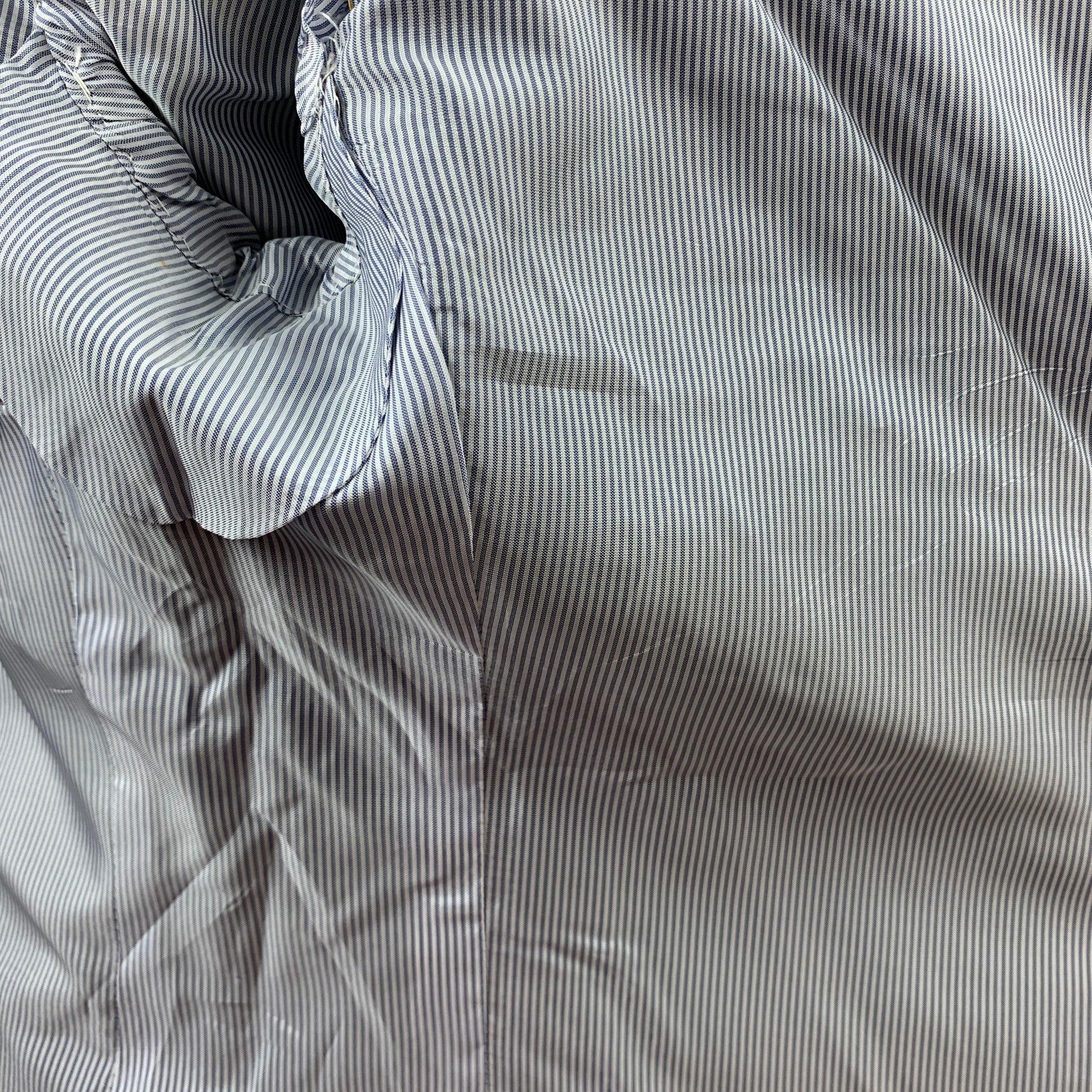 BAND OF OUTSIDERS Size 36 Grey Stripe Wool Notch Lapel Sport Coat For Sale 2