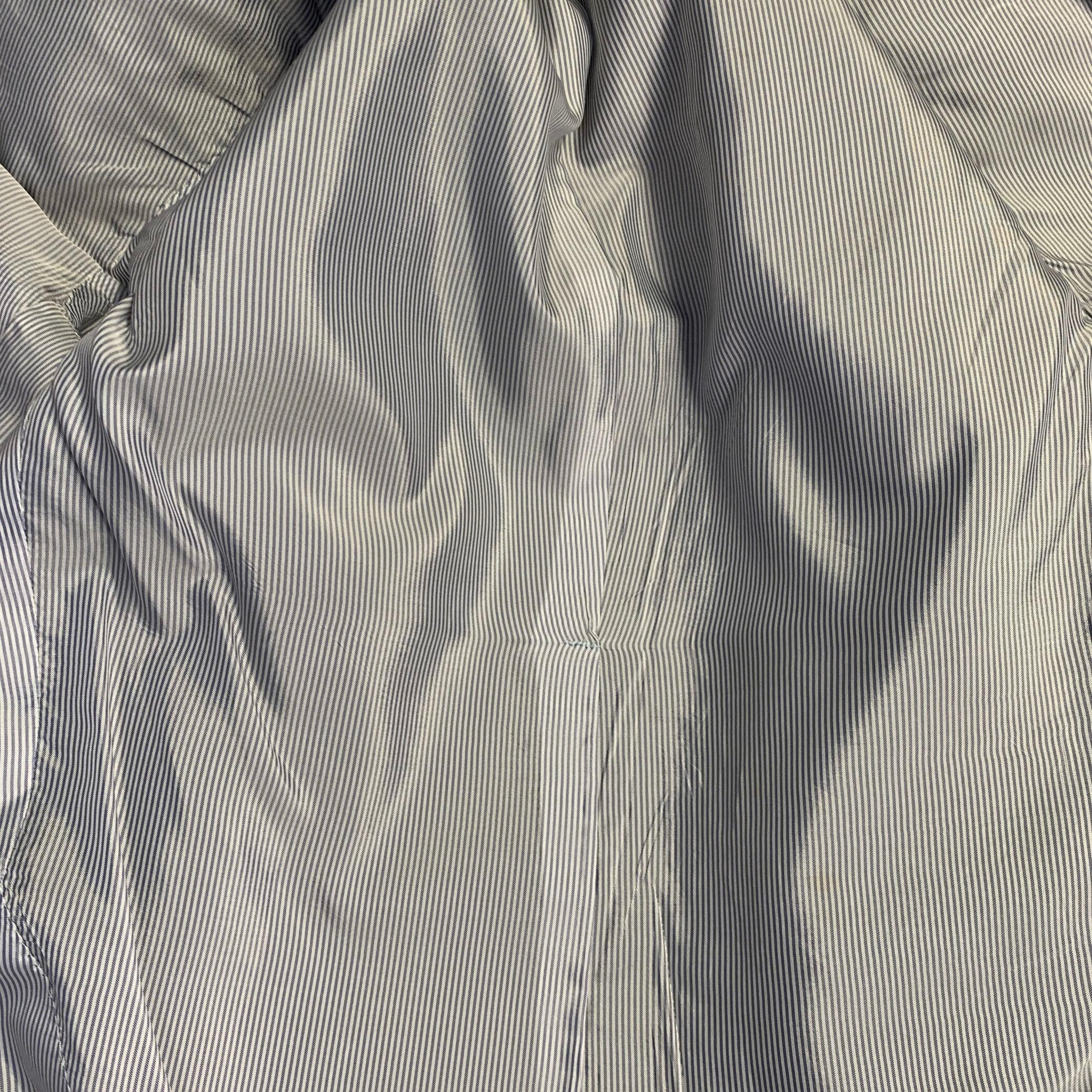 BAND OF OUTSIDERS Taglia 40 Cappotto sportivo monopetto in lana gessata grigio in vendita 3