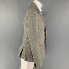 BAND OF OUTSIDERS Size 42 Black White Houndstooth Wool Sport Coat
