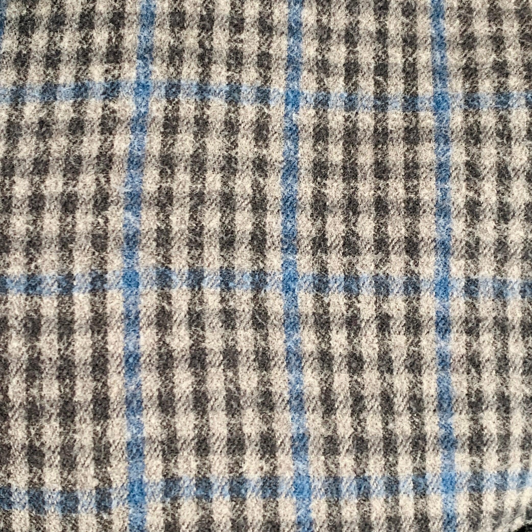 BAND OF OUTSIDERS long sleeve shirt
in a grey and blue cotton woven fabric featuring a plaid pattern, button down collar, one pocket, and button closure. Made in USA.Excellent Pre-Owned Condition. 

Marked:   2 

Measurements: 
 
Shoulder: 16 inches