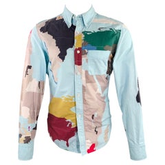 BAND OF OUTSIDERS Size M Multi Color Cotton Oxford Long Sleeve Shirt