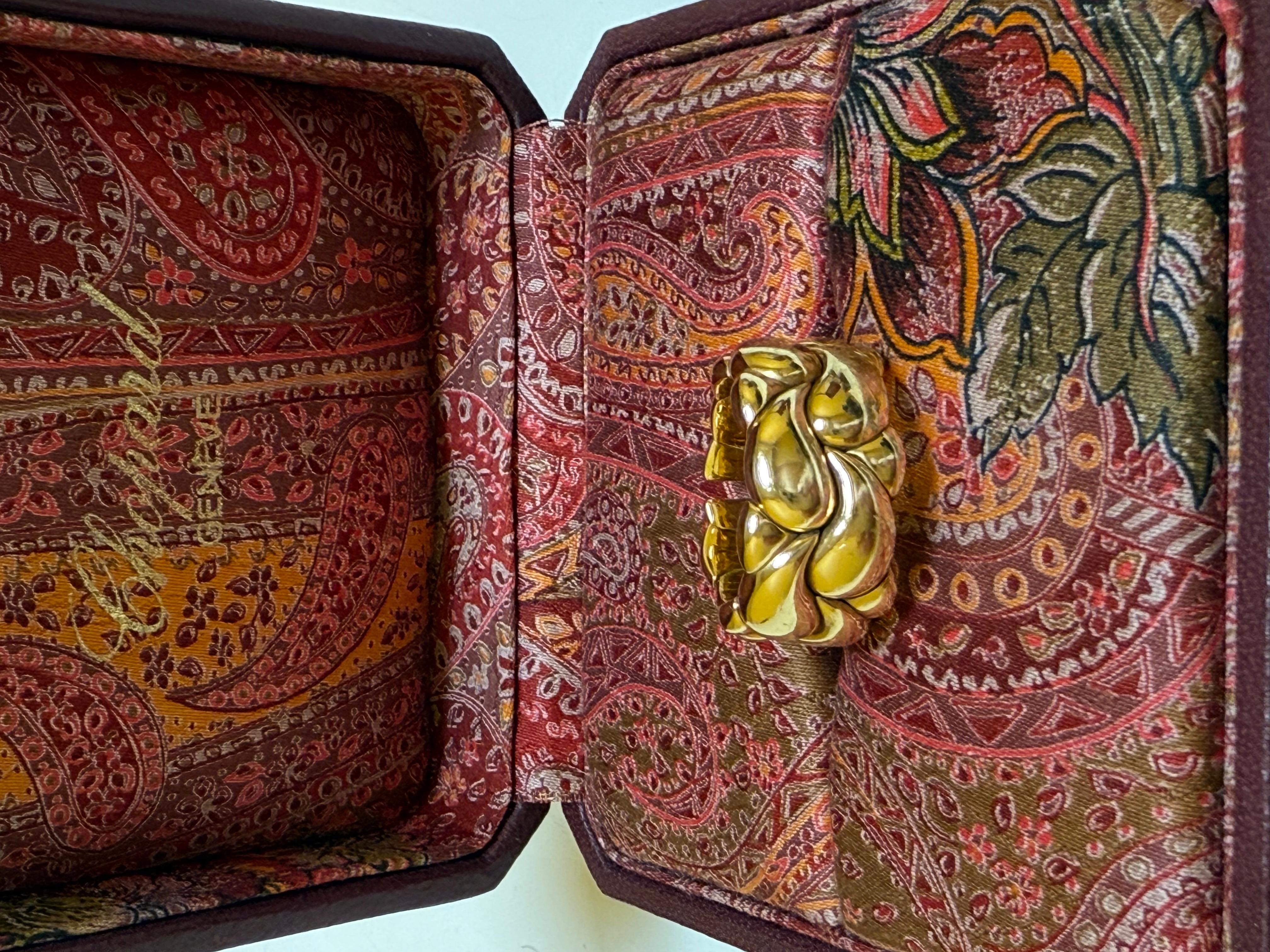 Chopard, bague jonc Casmir en or jaune 18 carats en vente 7