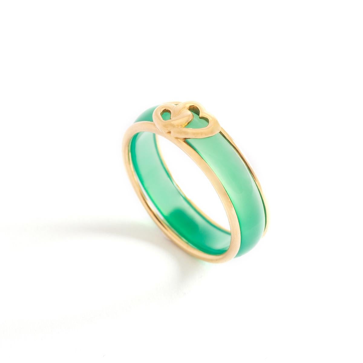 Band Ring Exchangeable Yellow Gold 8