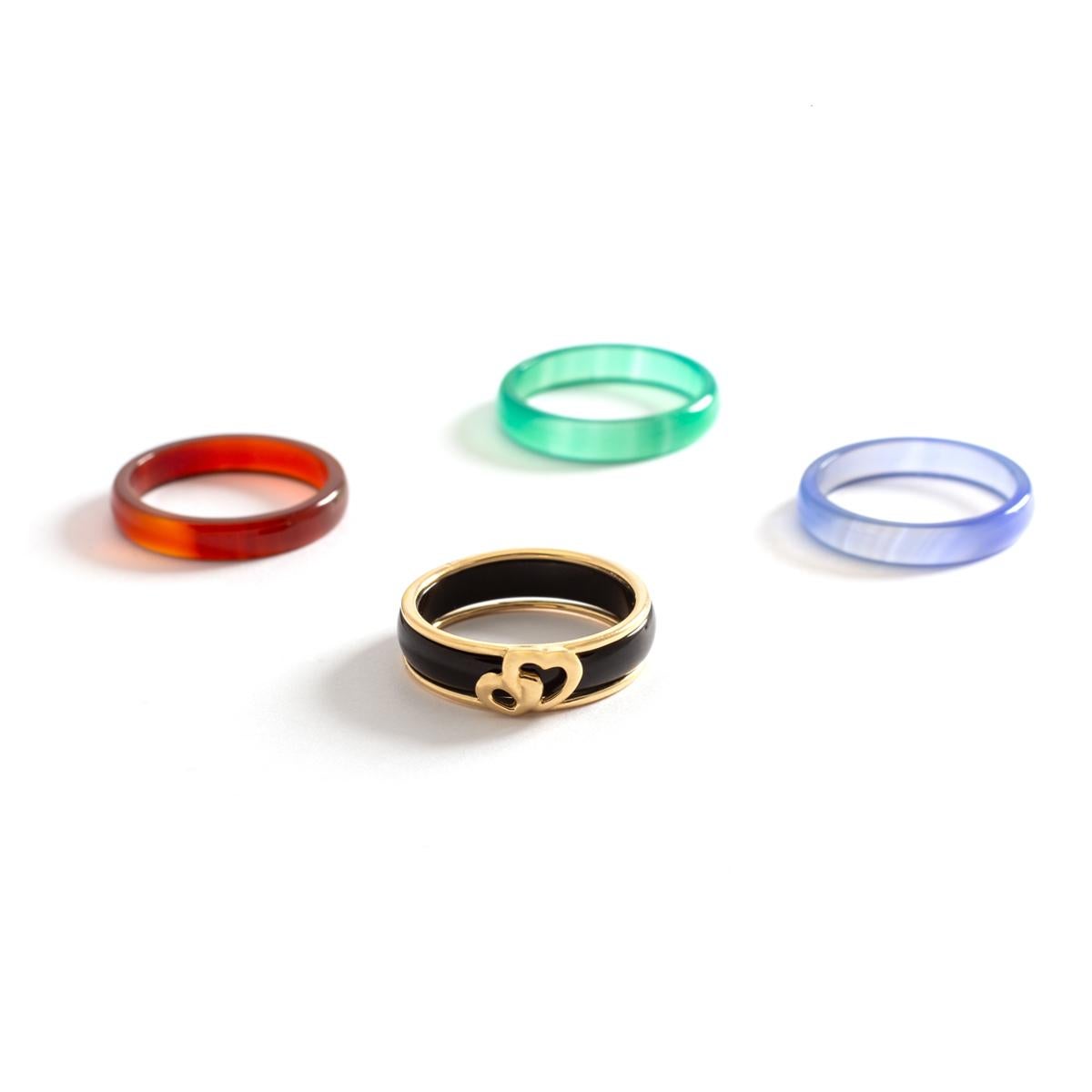 Gelbgold-Ringbandring 3