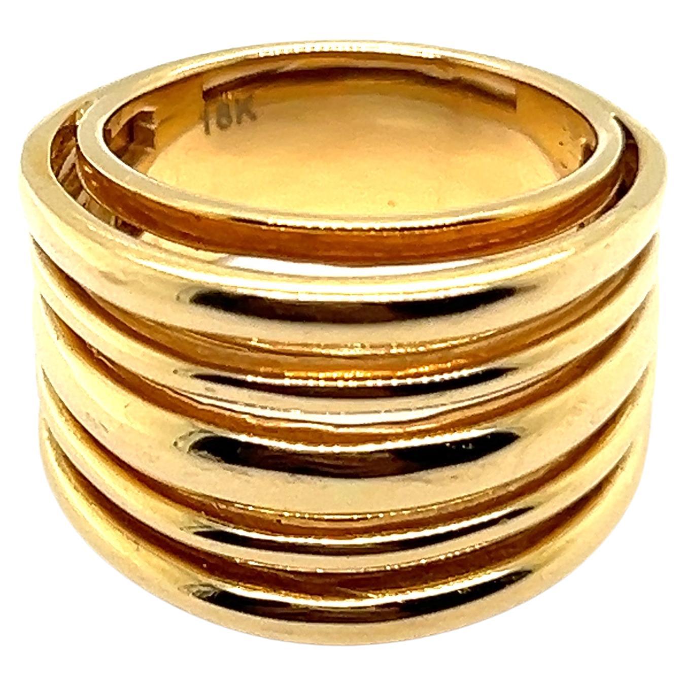 Band Ring in 18 Karat Yellow Gold