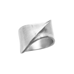 Band Ring in Satin Sterling Silver