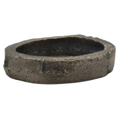 Banda Rough Ring in Silver 925 with a Black Patina by Alejandra Campos Taylor