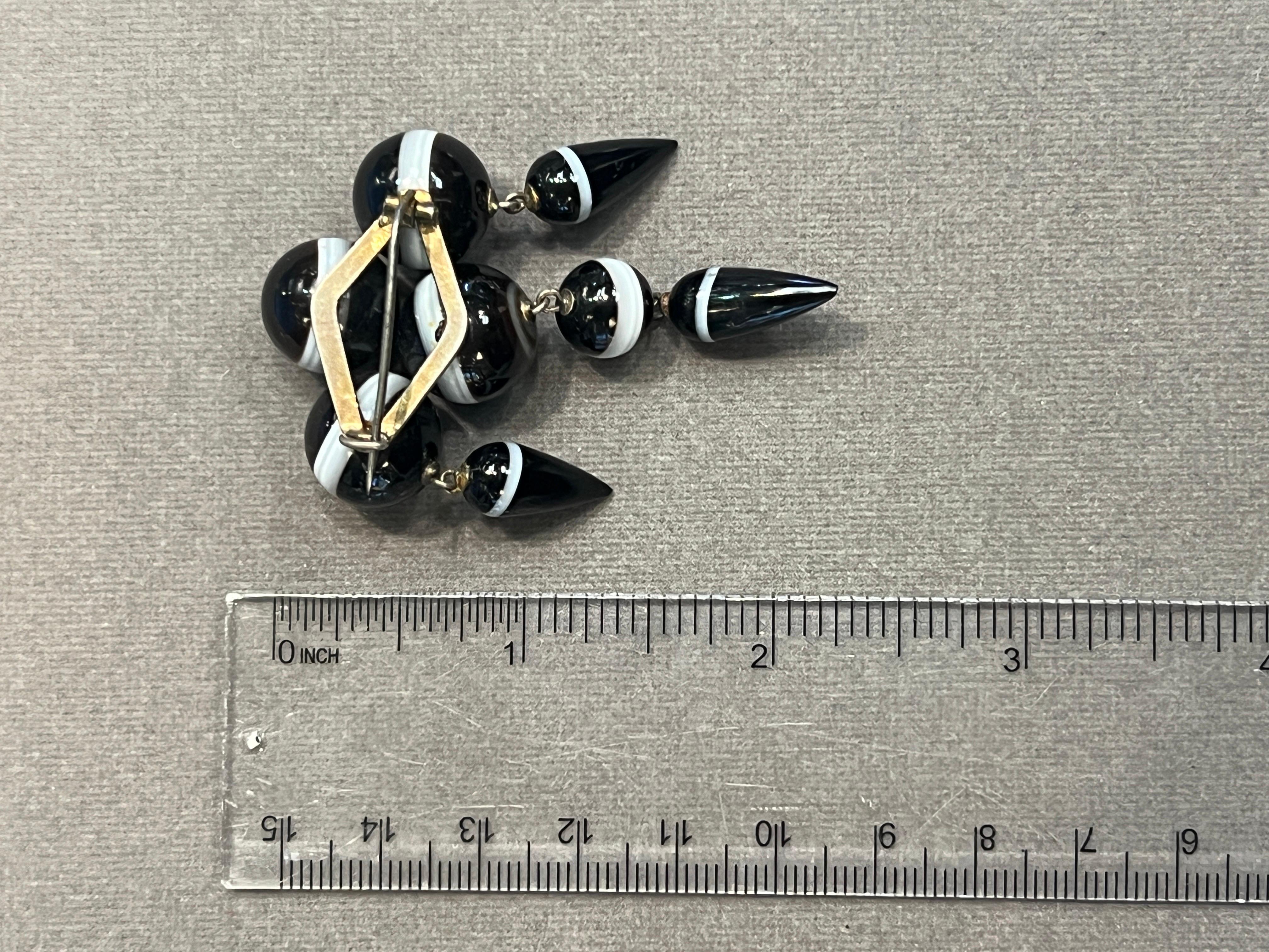 De las mujeres Conjunto de anillo y broche de ágata en banda en venta