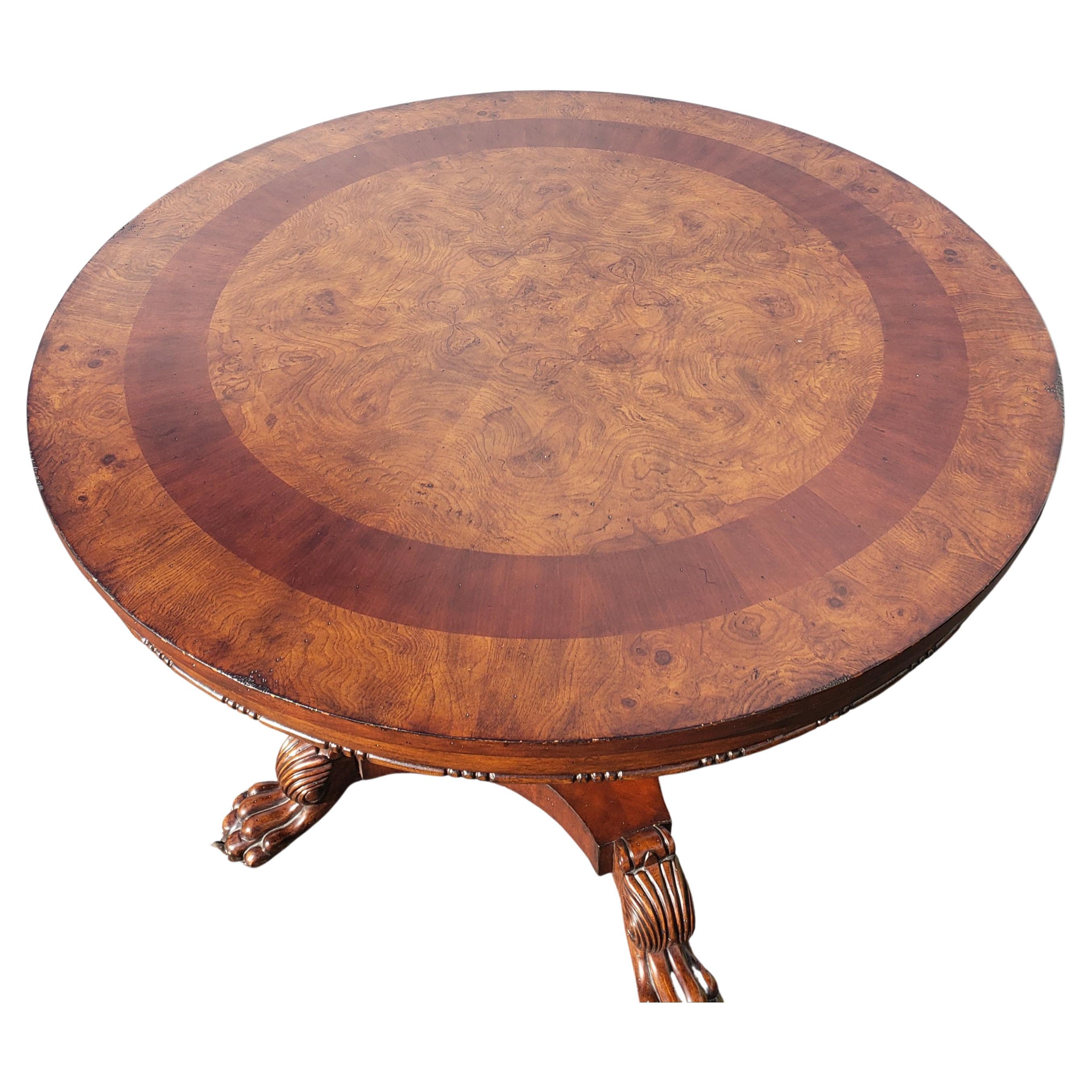 walnut burl table