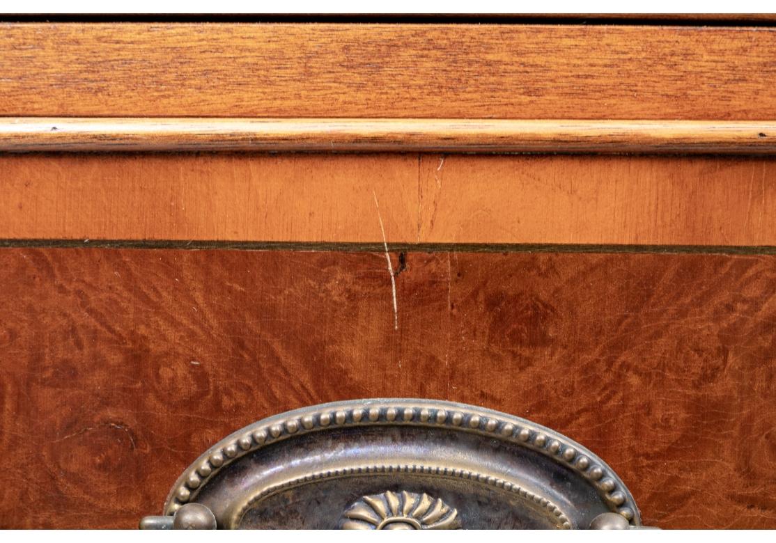 Cassapanca a fascia in legno di radica con arco in vendita 6