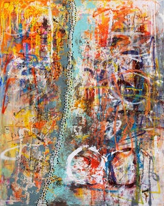 "Family Issues" Original Acrylic Mixed Media Painting