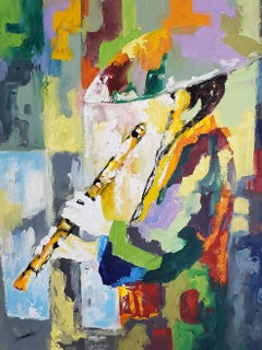 "Morning Melody" Original Acrylic Mixed Media Painting