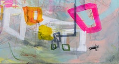 "The World Connection" Original Abstract Acrylic Painting