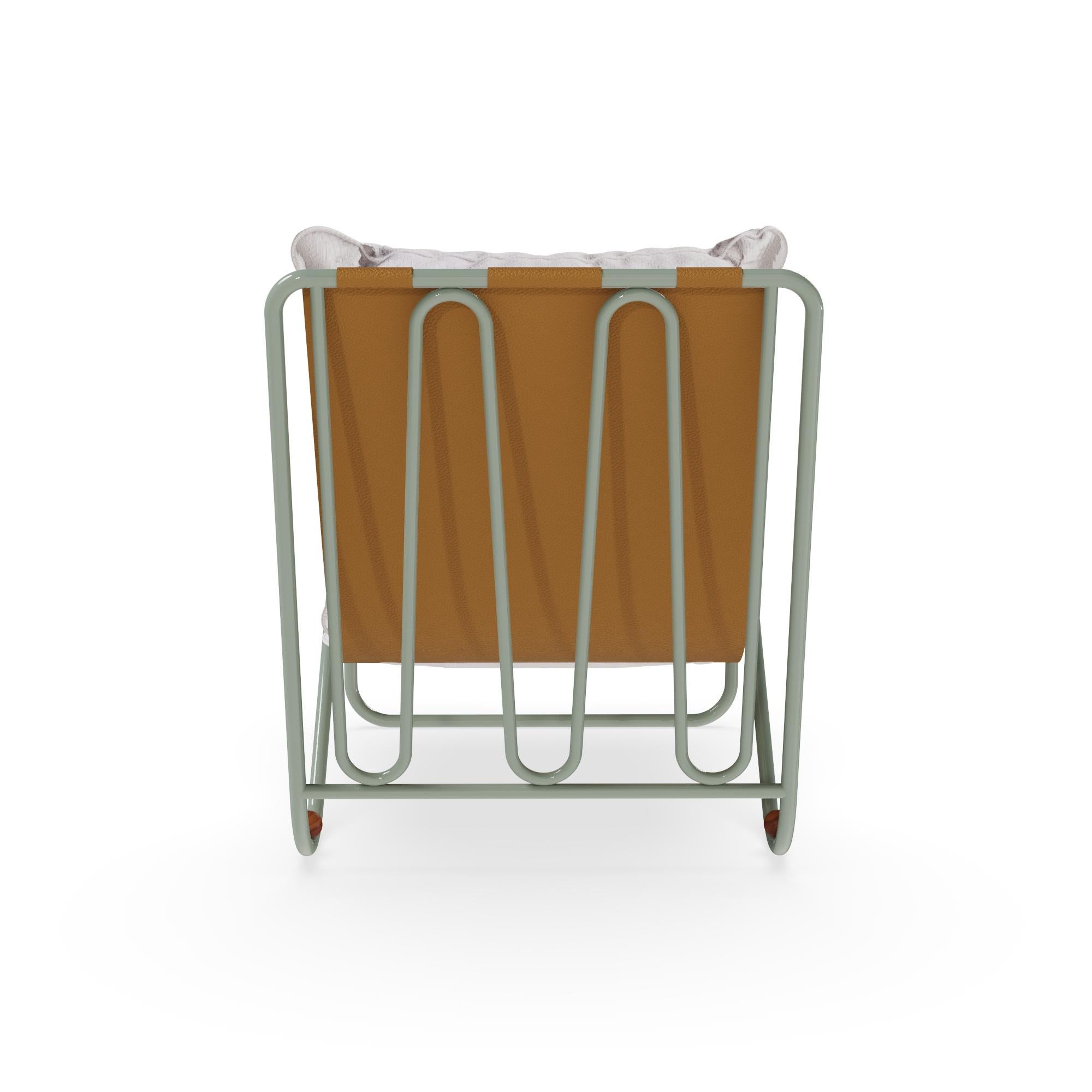 Poltrona da esterno Bandol Woven in metallo laccato In condizioni Nuovo in vendita a Carvalhosa, PT