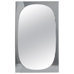 In Stock in Los Angeles, Bands Floor Mirror by Angeletti Ruzza, Made in Italy