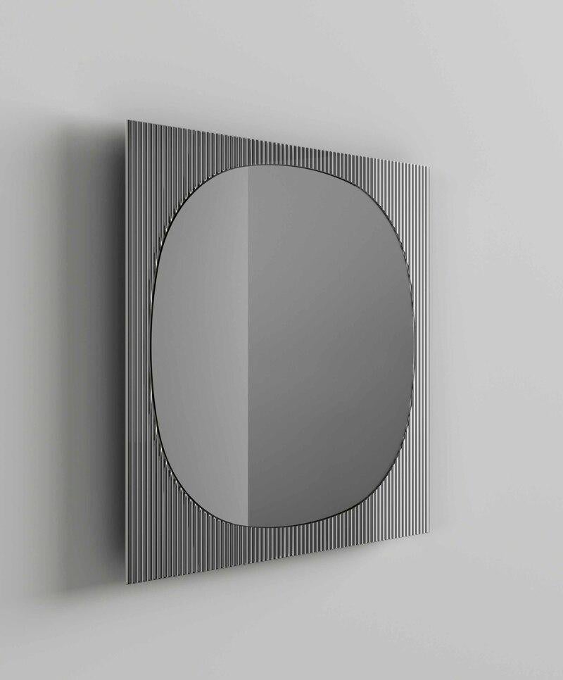 Verre Miroir de sol Bands conçu par Angeletti Ruzza Design, fabriqué en Italie  en vente