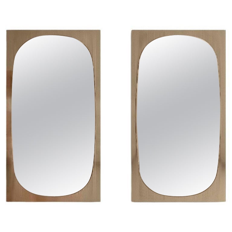 Bands Floor Mirror, Designed by Angeletti Ruzza Design, Made in Italy