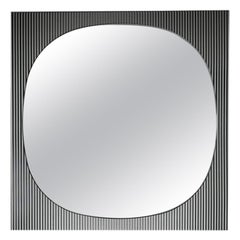 In stock in Los Angeles, Bands Smoked Wall Mirror by Angeletti Ruzza