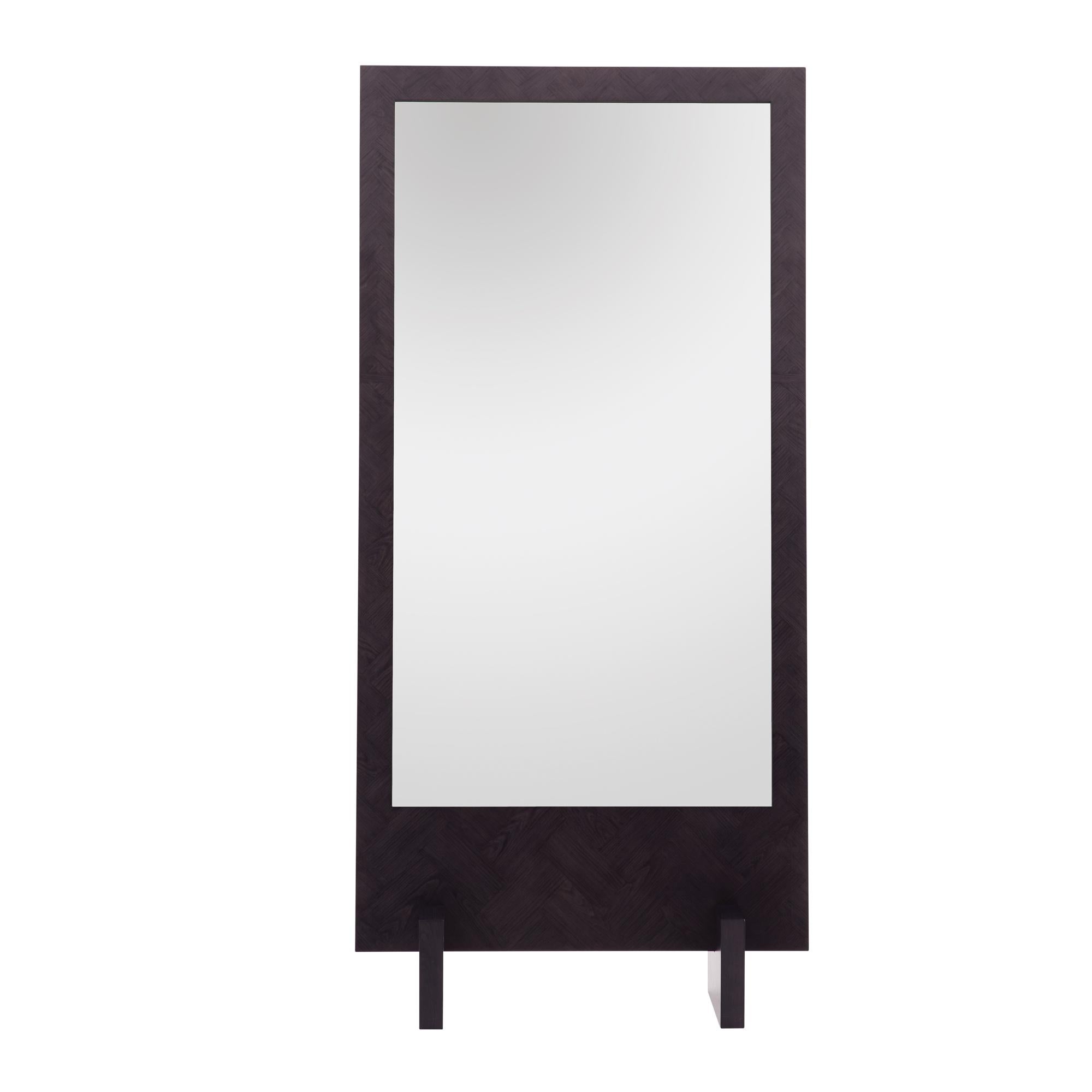 Banfi Floor Mirror DJ2062 - Ebony Full length free standing In New Condition For Sale In London, GB