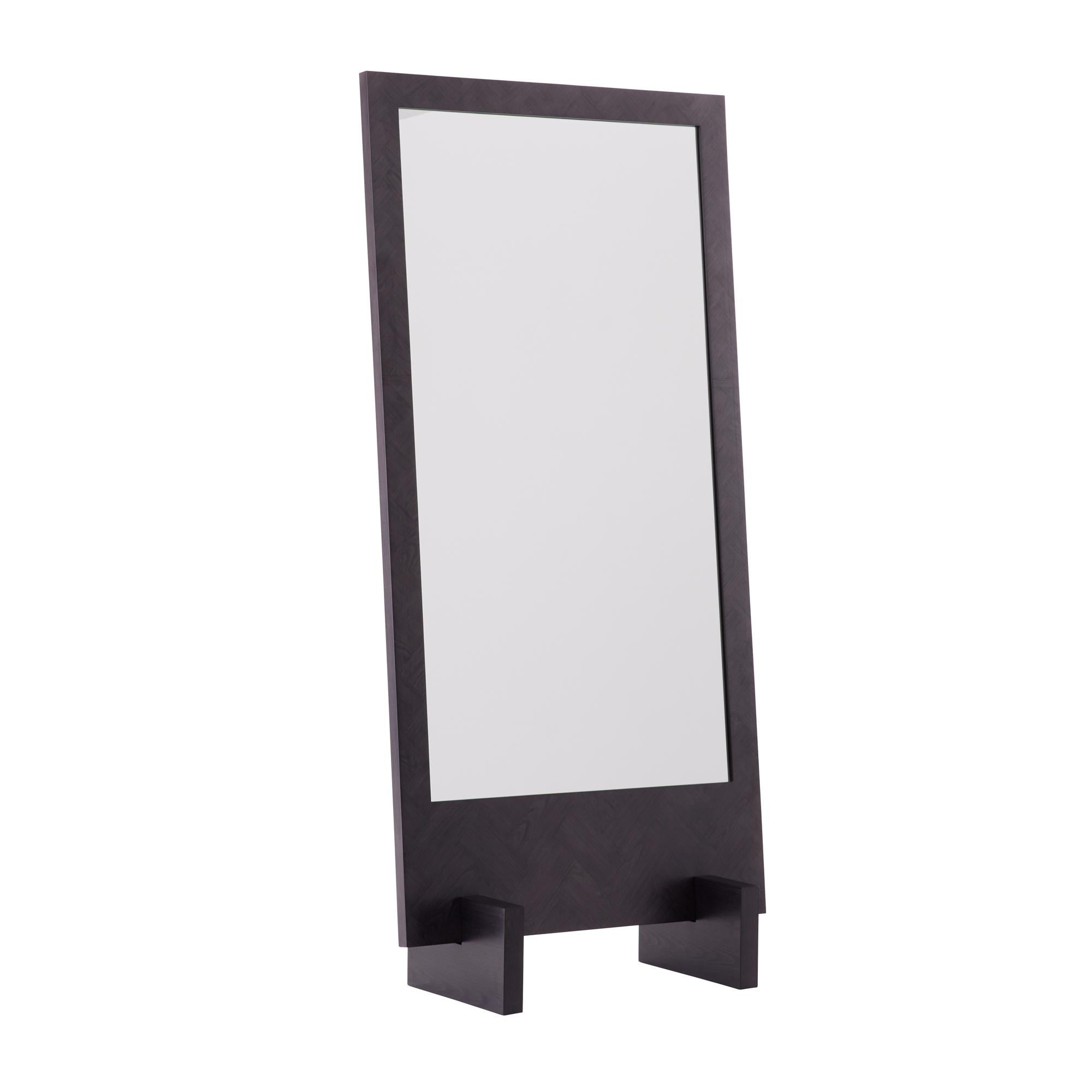Banfi Floor Mirror DJ2062 - Ebony Full length free standing For Sale