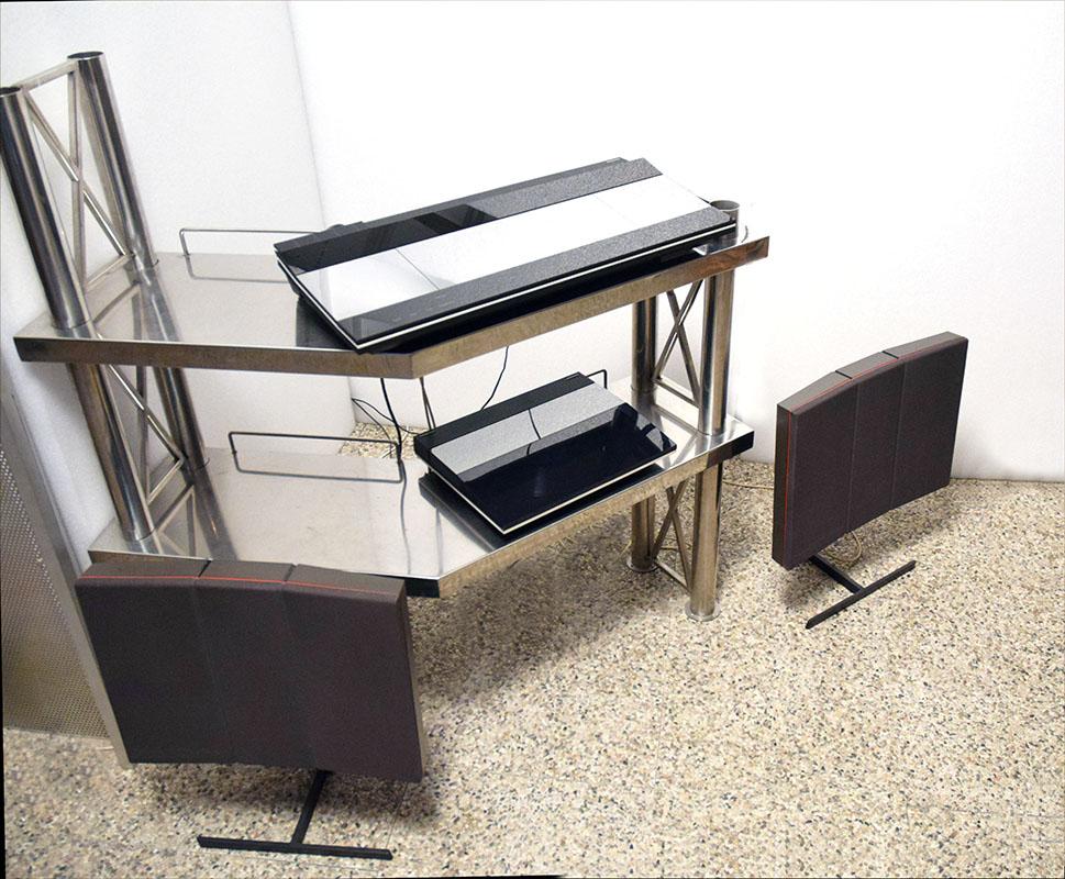 Metal Bang & Olufsen Complete Stereo System Design Jacob Jensen, 1990s