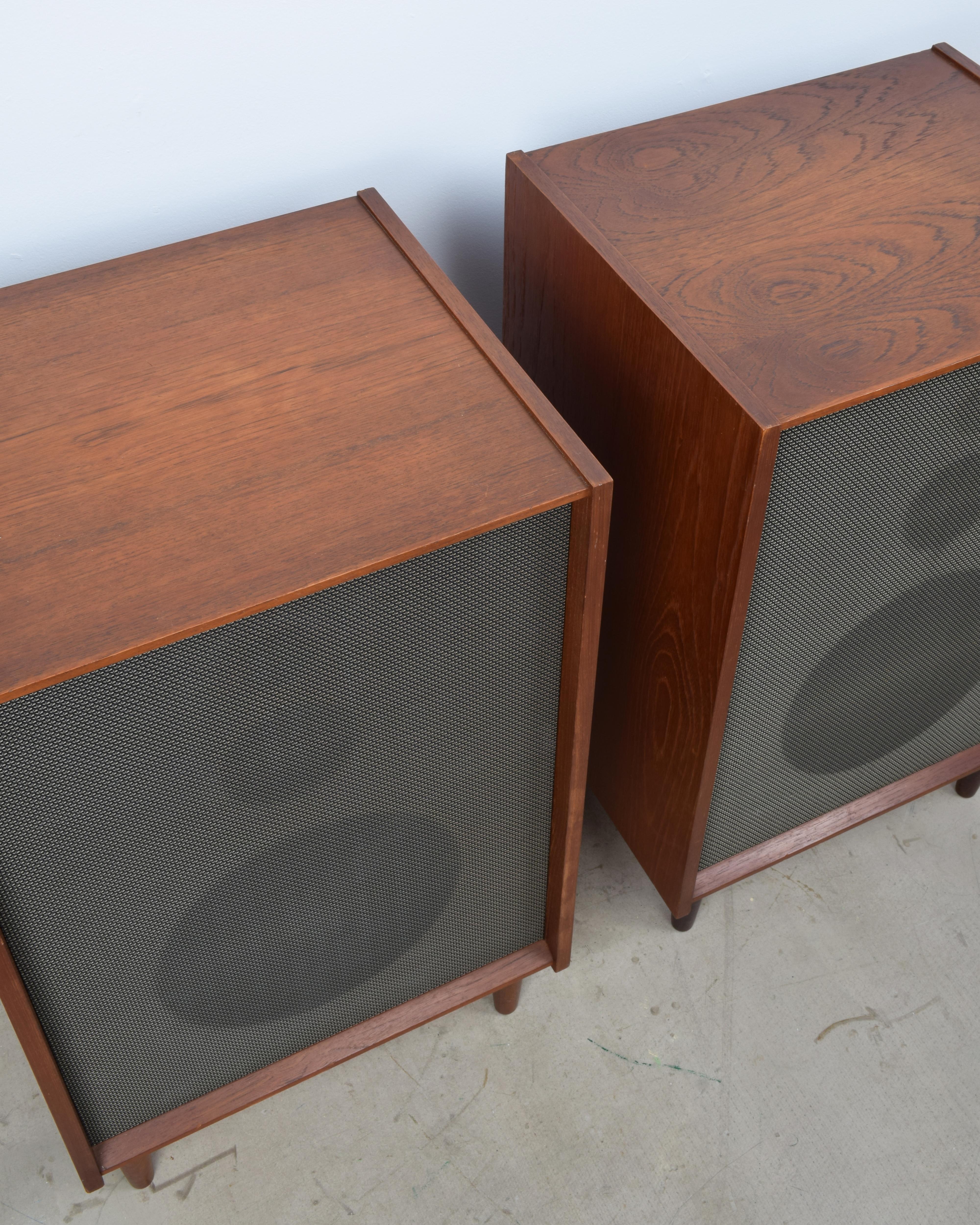 Bang & Olufsen Typ K Lautsprecher, Super voll funktionsfähige B&O Audio Hi-Fi-Lautsprecher (Moderne der Mitte des Jahrhunderts)