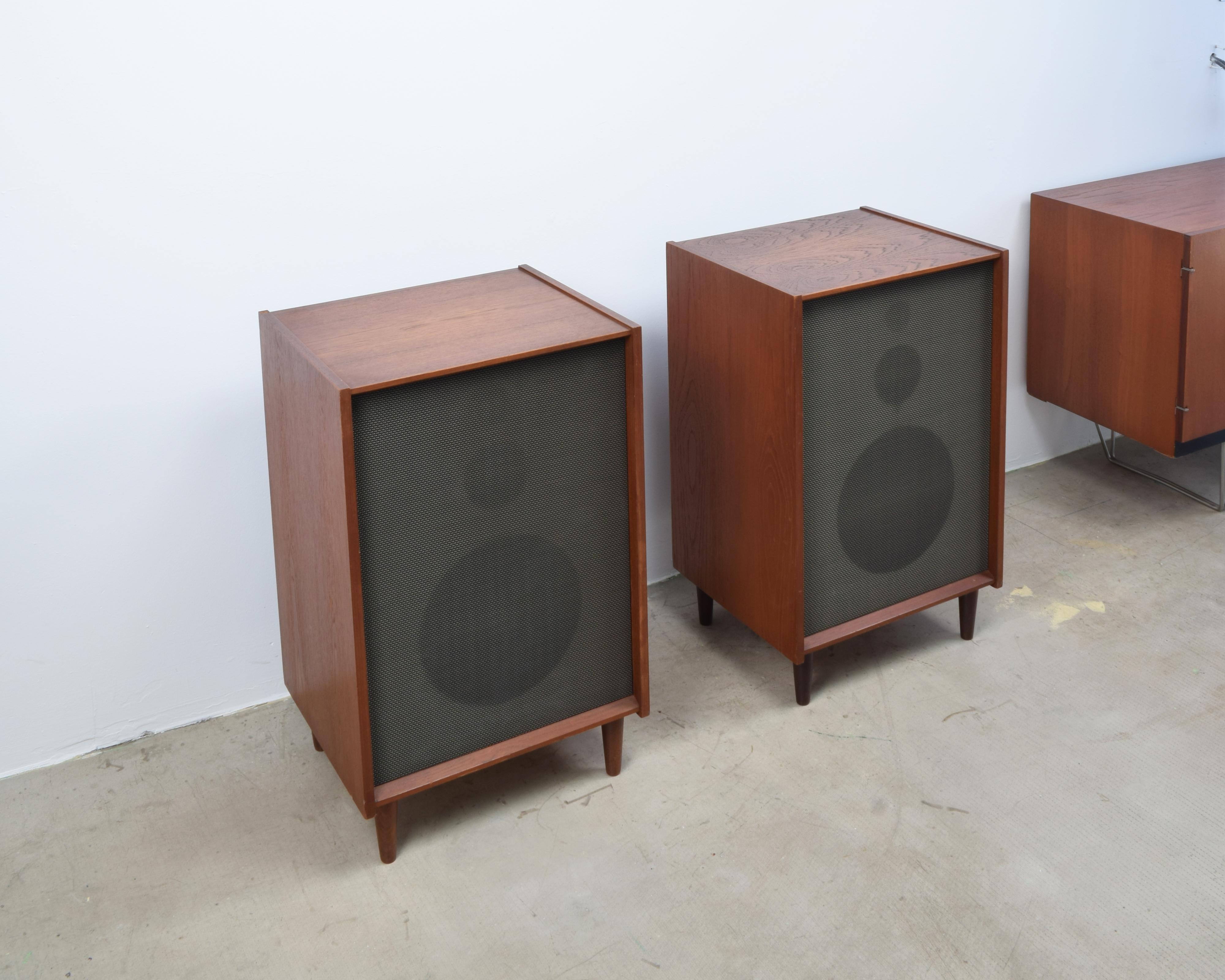 Bang & Olufsen Typ K Lautsprecher, Super voll funktionsfähige B&O Audio Hi-Fi-Lautsprecher (Holz)