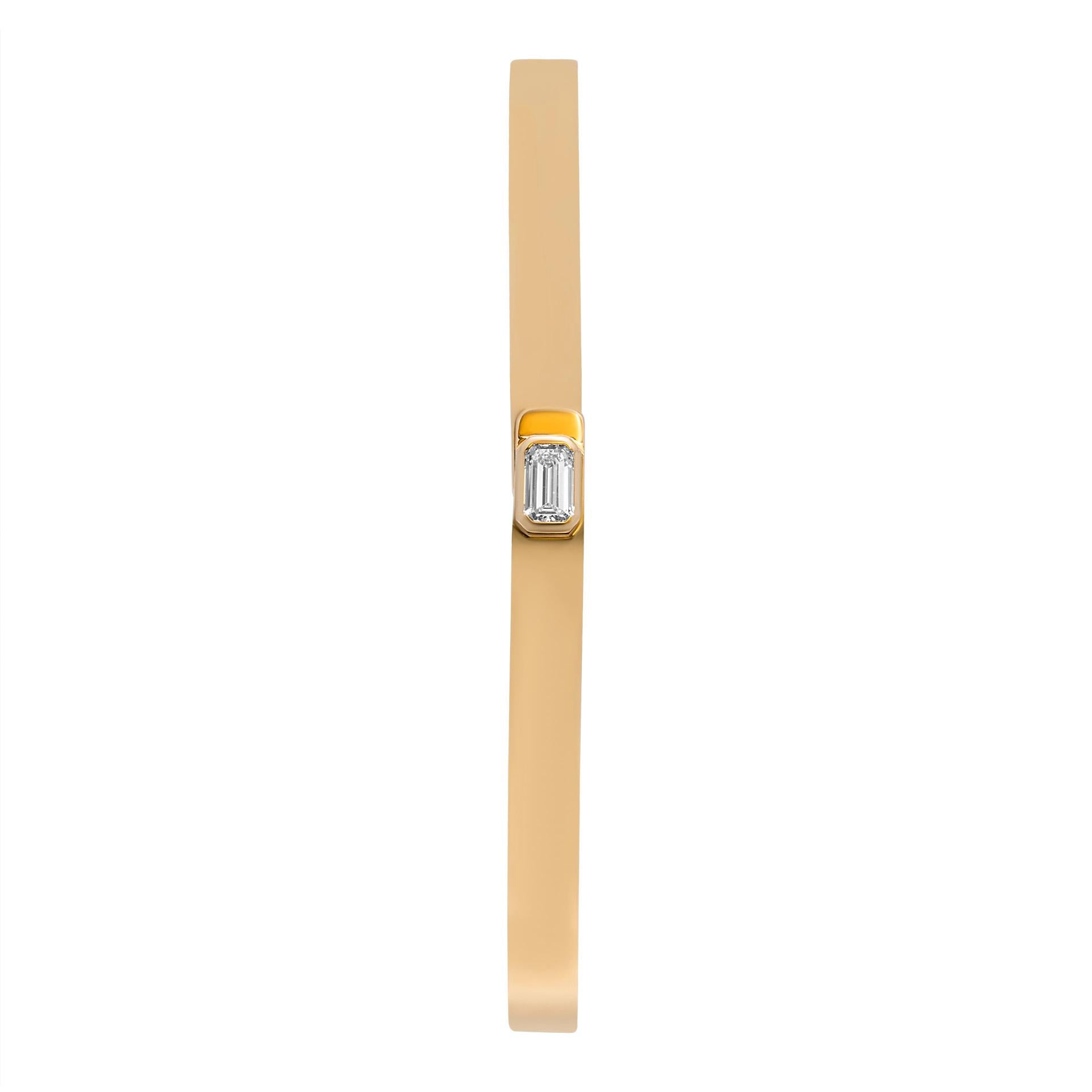 Bracelet jonc en or jaune 18 carats Neuf - En vente à New York, NY