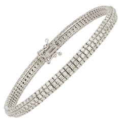 Bracelet en or blanc 18K avec diamant pour elle