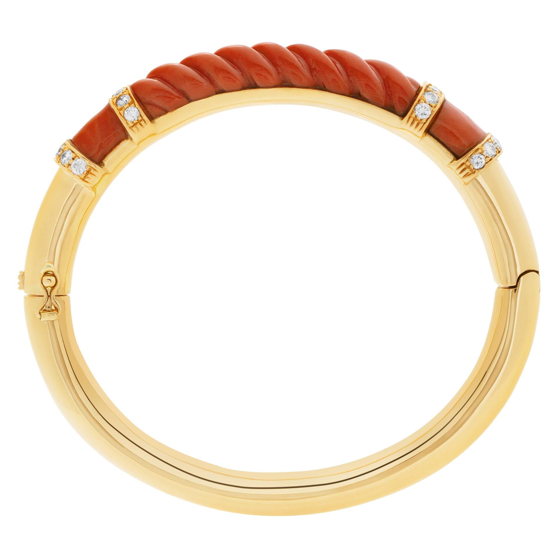 ESTIMATED RETAIL $5,500.00 - YOUR PRICE $3,700.00 - Bangle in 18k yellow gold with twisted 